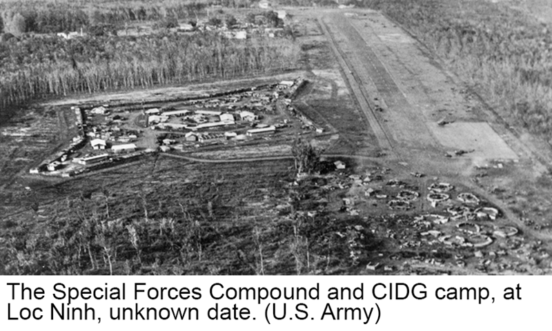 The Special Forces Compound and CIDG camp at Loc Ninh, unknown date (U.S. Army)